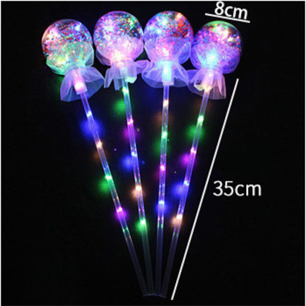 LED Magic Fairy Stick Light-up Magic Ball Wand 7 7 7