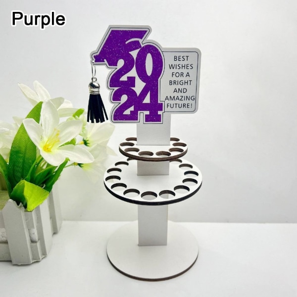 Grad Card Holder Graduation Pengeholdere LILLA LILLA Purple