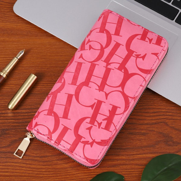 PU Wallet Single Pull Wallet PINK pink