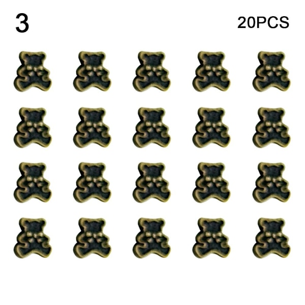 20 kpl nappisolki DIY-nukkevaatteita 3 3 3