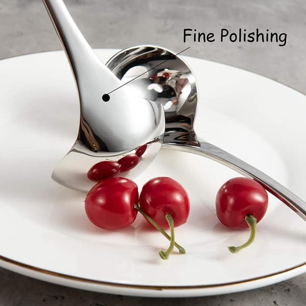 Suppeøse med hull, serveringsskje, dørslag Colander
