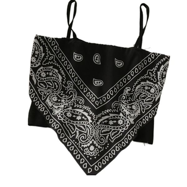 Camisole Trekant tørklæde SORT Black