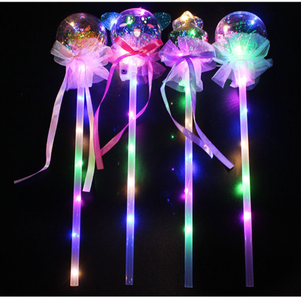 LED Magic Fairy Stick Light-up Magic Ball Wand 7 7 7