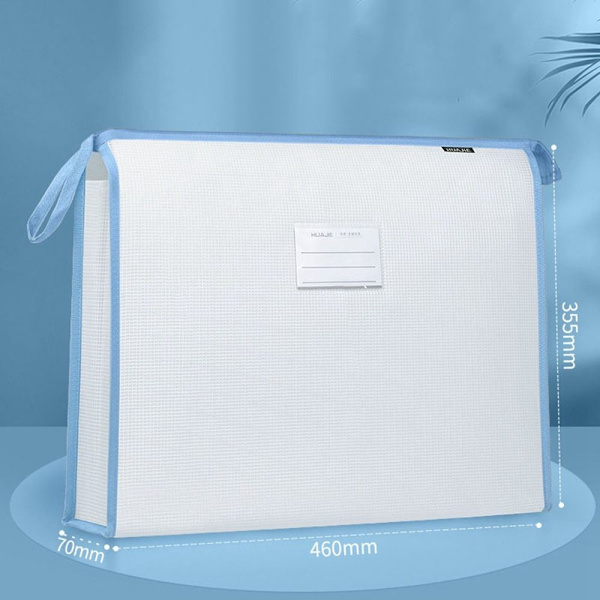 Mesh blixtlåspåse påse Transparent filpåse FÄRG 2 FÄRG 2 Color 2
