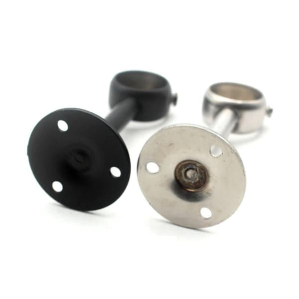 Rør Støtte Skinne Holder SORT Black