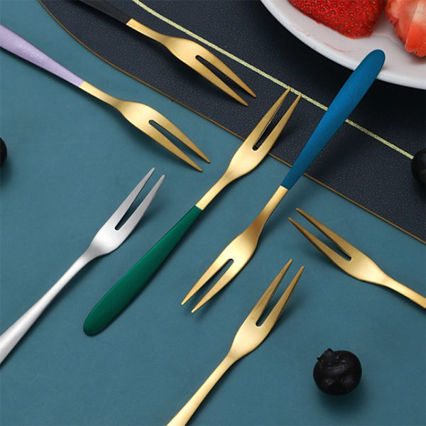 20 kpl Jälkiruokahaarukat Fruit Fork SILVER Silver