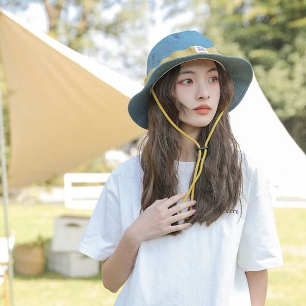 Bucket Hat Damehat BLÅ blue