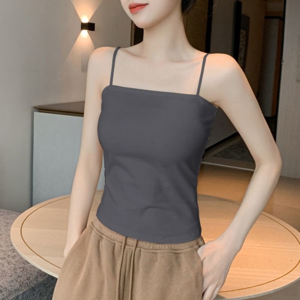 Brystvest for damer Camisole SVART Black