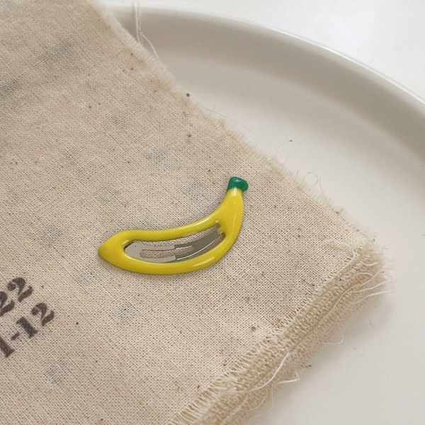 BB Hair Clip Hårnål GUL BANAN BANAN Yellow Banana-Banana