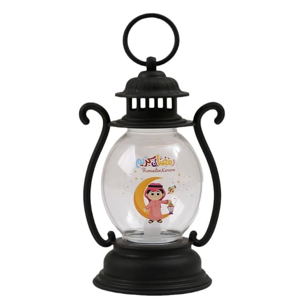 Ramadan Kareem LED-lykt LED-lyslykt HVIT white