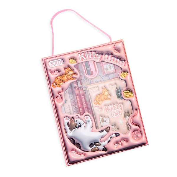 6 In 1 -paperisetti Set PINK SET Pink
