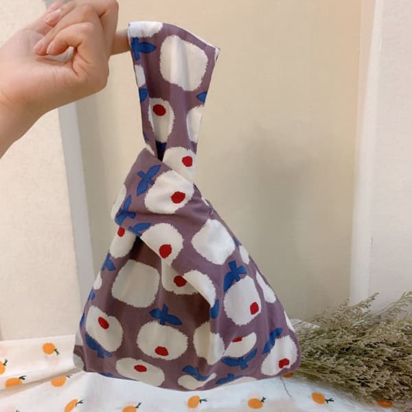 Knyte Håndleddsveske Tote Bag BLÅ Blue