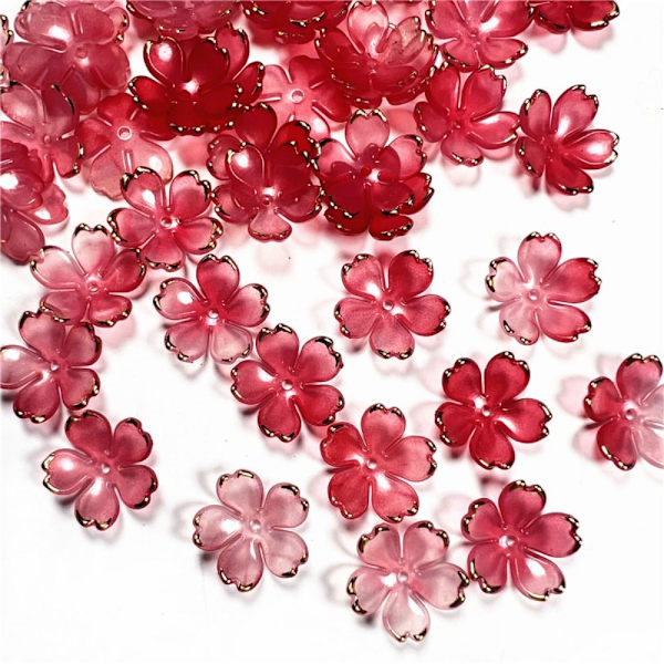 Akryl blompärlor Torus Flower 7 7 7
