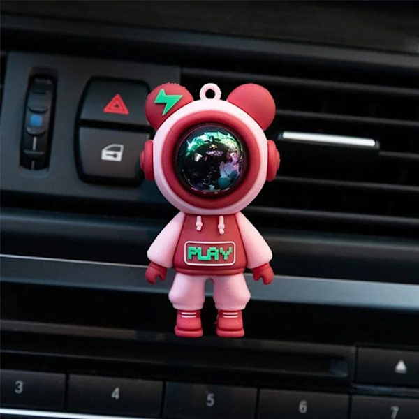 Car Air Vent Freshener Clip Scented Aroms Diffuser RÖD red