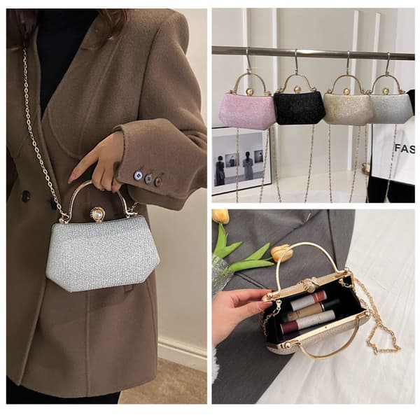 Axelväskor Aftonclutch ROSA pink