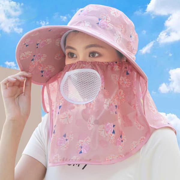 Solhat Strand Fiskerhat PINK pink