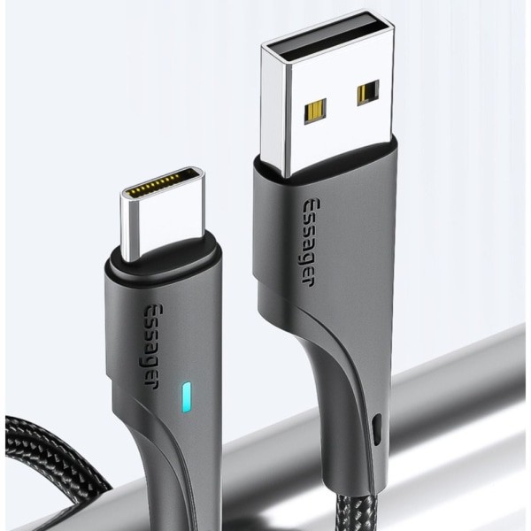 USB Type C Kabel Hurtig opladning Datakabel 2MTYPE-C TYPE-C 2MType-c