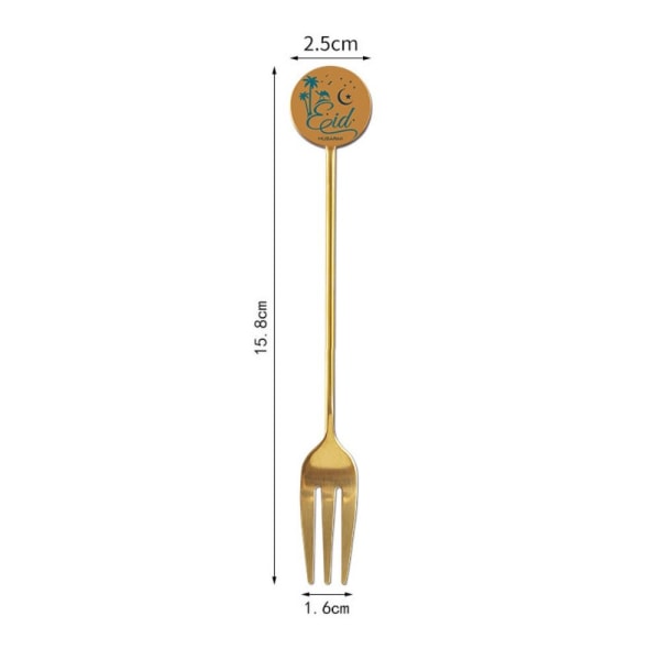 Star Moon Ske Gaffel Sæt Dessert Kage Ske FORK-1 FORK-1 fork-1