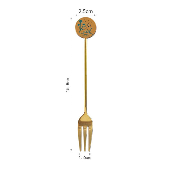 Stjernemåne skje Gaffelsett Dessertkakeskje FORK-1 FORK-1 fork-1