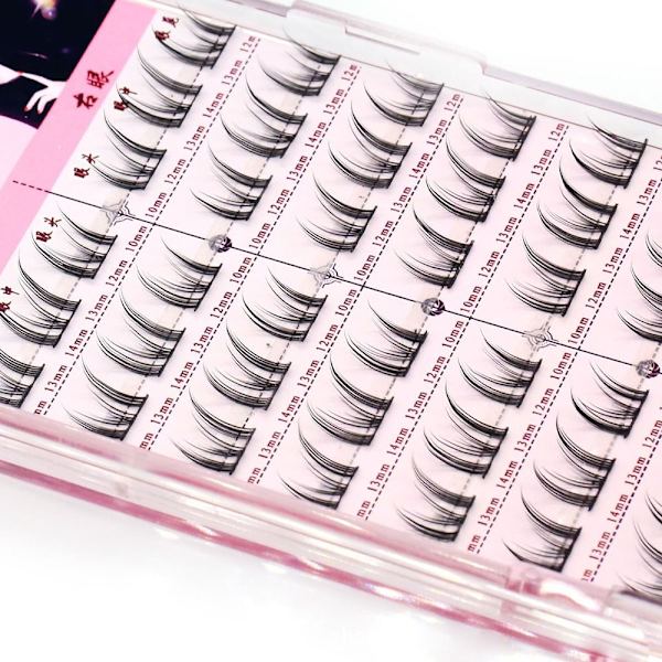 5 par lösögonfransar Manga Lashes Cat Ear Shape