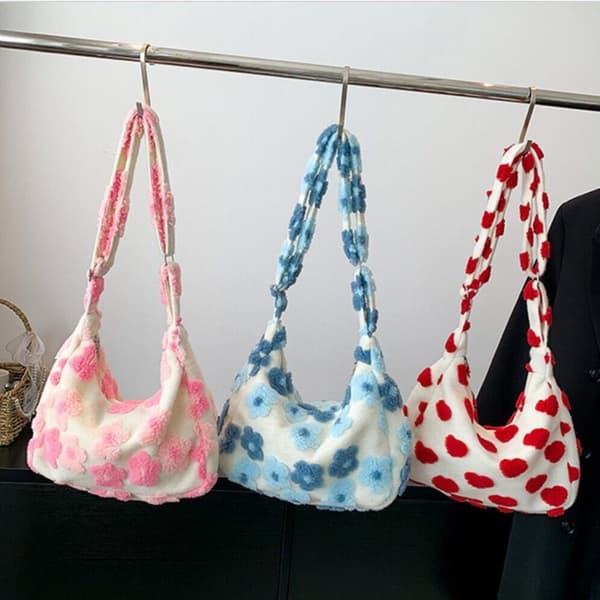 Dameveske Dame Lodden Tote Bag BLÅ blue