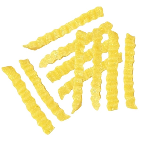 10 Stk Fake Chips Modeller Bølgeform Pommes Frites Modeller 10PCS