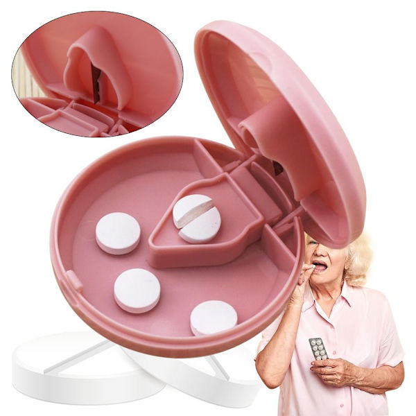 Medicin Box Pill Cutter VIT white