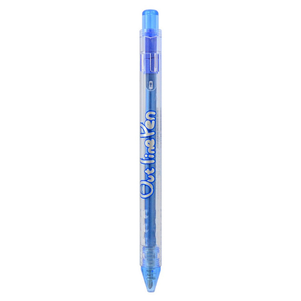 8 Farvet Julepen Glitter Highlighter Gel Penne Double Line