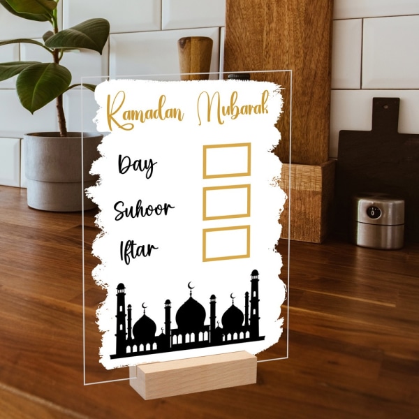 Ramadan Calendar Board Nedtellingskalender 216C 216C 216C