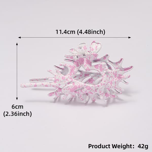 Alien Conch Octopu Hårklämmor Y2K Hårklämma E E E