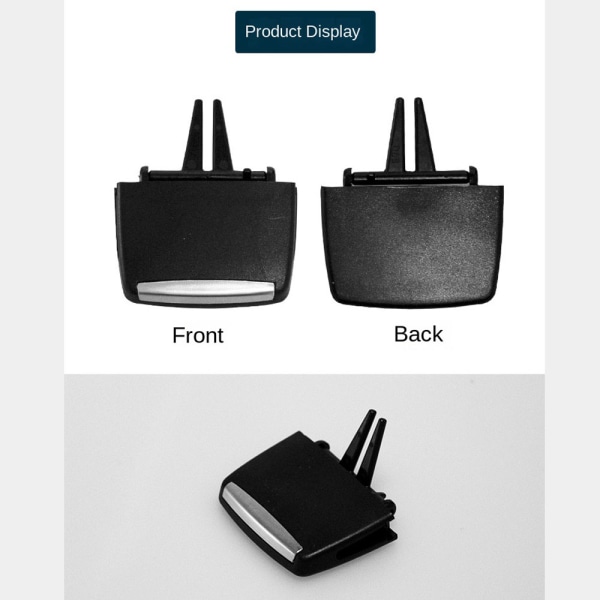 Ventilasjonsutløp Tab Clip Klimaanlegg Utløp Tab Clip BAK BAK Rear