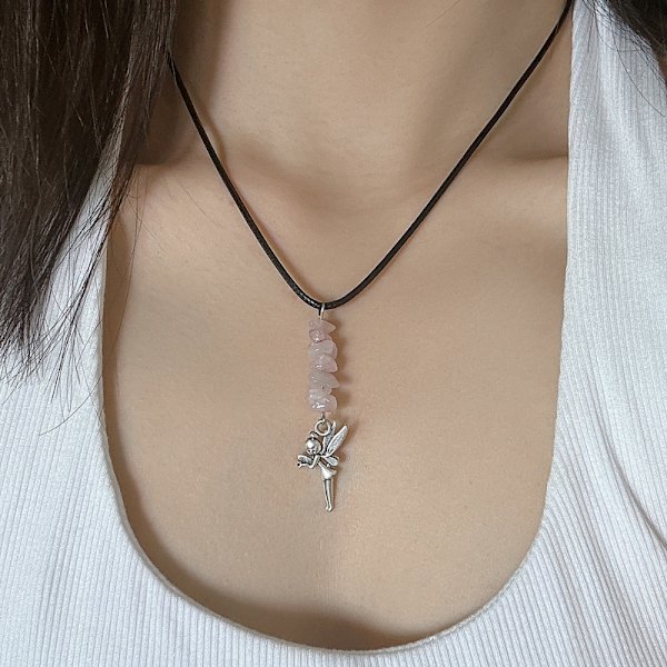 Oregelbundet Broken Stone Halsband Star Moon Pendant Halsband 3 3 3