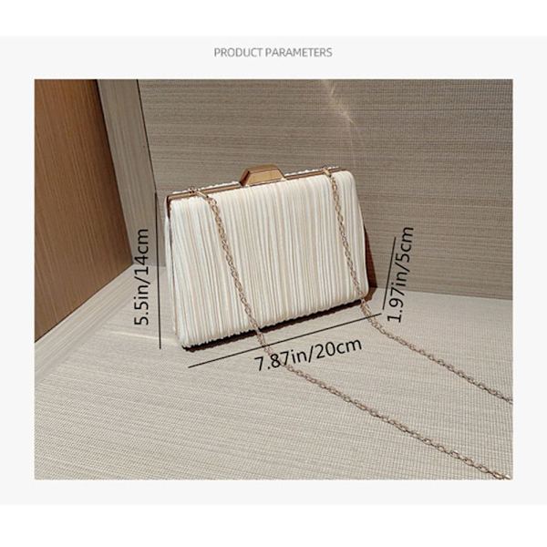 Aftonväska Axelväskor Bankett Clutch
