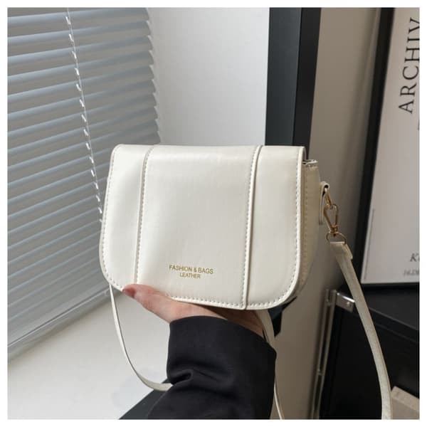 Crossbody Veske Messenger Bag HVIT White