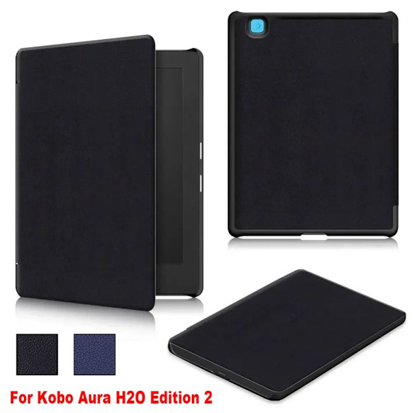 6,8 tommer e-læser cover Smart etui SORT Black