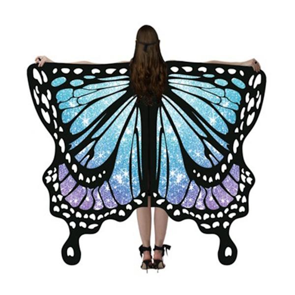 Butterfly Cape Butterfly Wings Sjal MULTICOLOR Multicolor