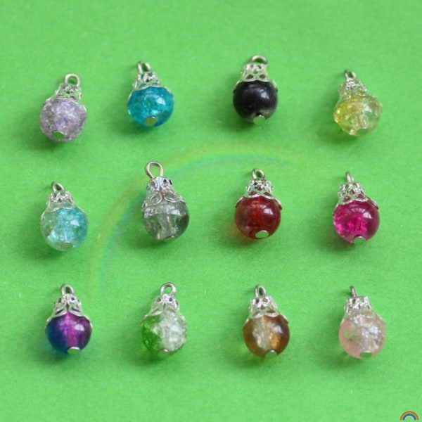 10 kpl Riipus Charm Bail Beads -avaimenperä