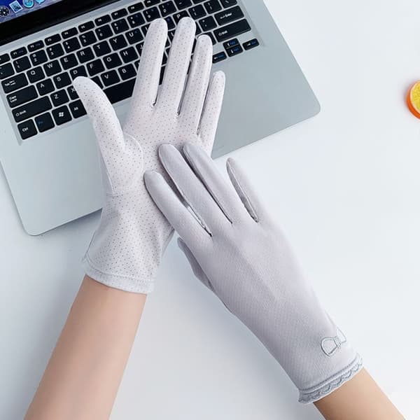 Sommer Solbeskyttelseshandsker Touch Screen Handsker GRÅ gray