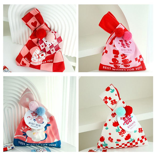 Stickad handväska Candy Box I I I