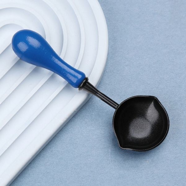 Tätningsvaxsked Non-Stick-skedar SVART Black