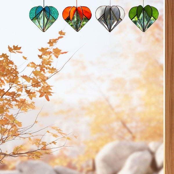 3D-sydänriipus auringonsieppaaja-ornamentti C C C