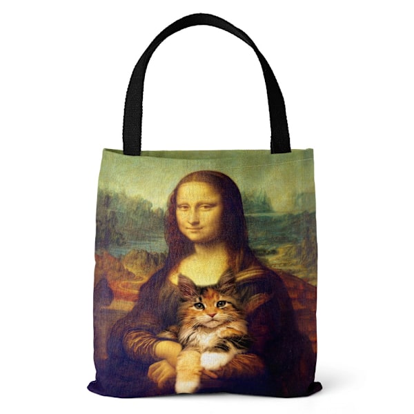 Målning Printed canvasväska Lätt tygväska CC