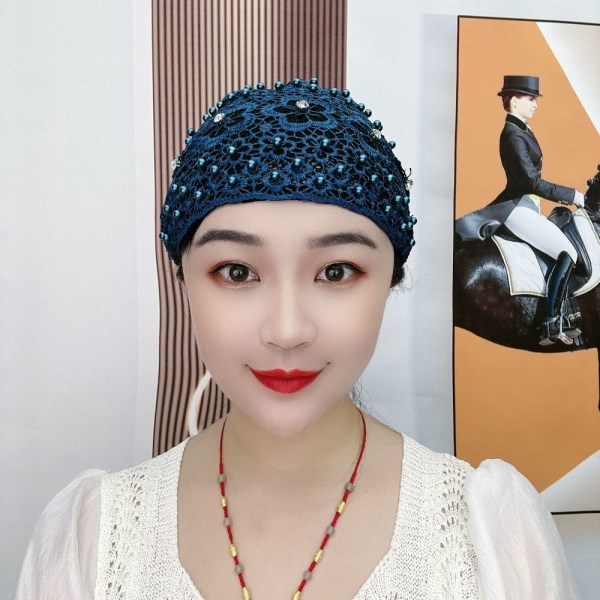 Baotou Hat Muslim Cap PINK Pink