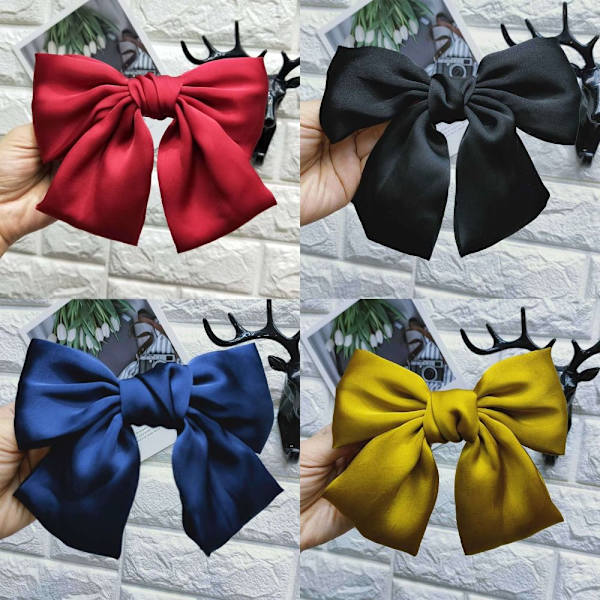 Bow Hairpin hiusklipsi PUNAINEN Red