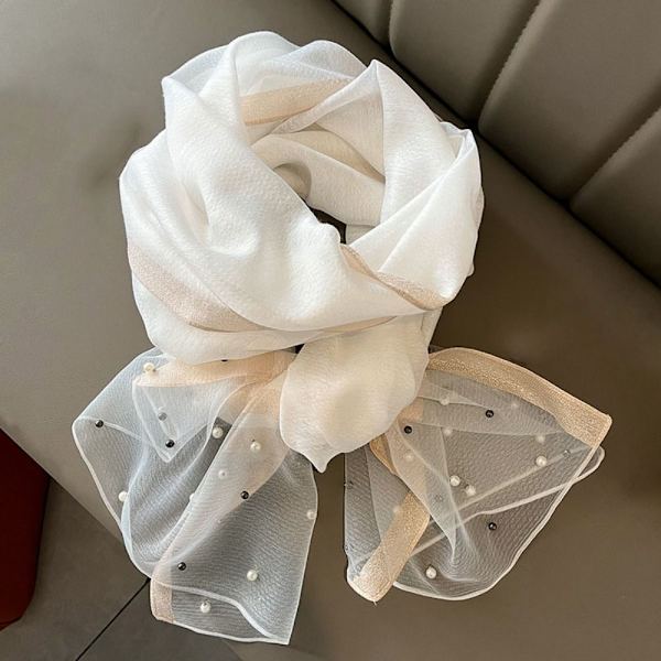 90x90cm Pearl Scarf Sidenscarf 1 1 1