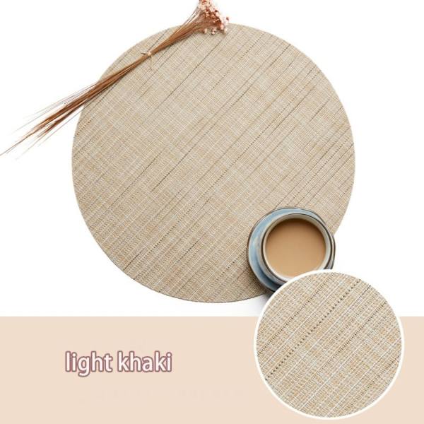 Drink Coaster Dinner Placematos LIGHT KHAKI light khaki
