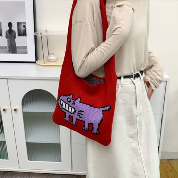 Skuldertaske Tote Tasker RØD Red