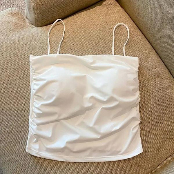 Damväst Camisole VIT White