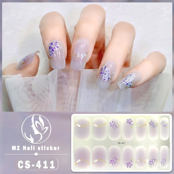 Franska Nageldekaler Nail Art Sticker 10 10 10