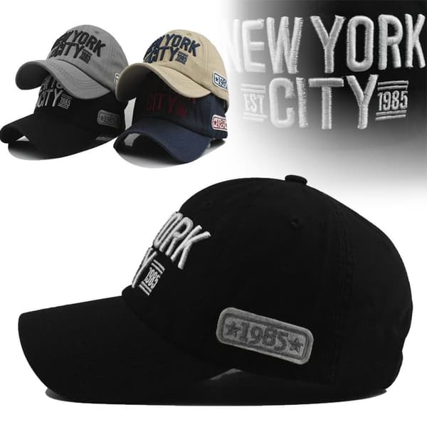 Baseballcaps med brodert bokstav Snapback-hatter NAVY navy